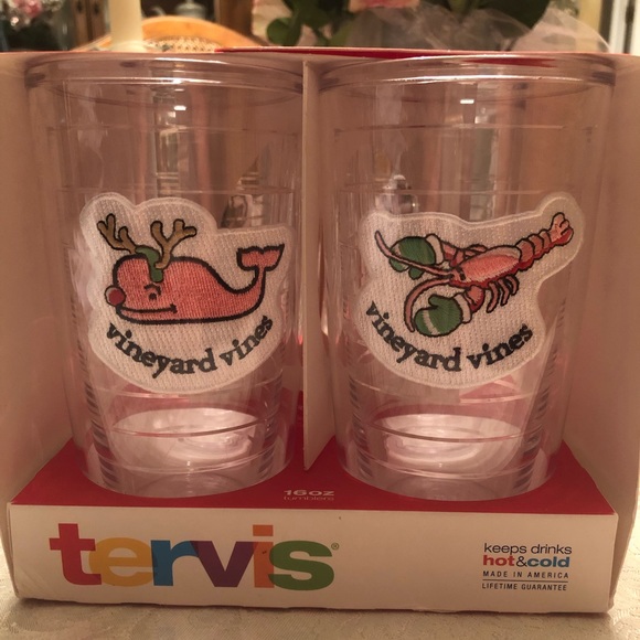 tervis Other - Tervis Holiday 4 pack Vineyard Vines
